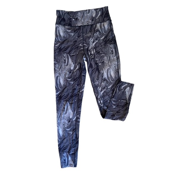 Abercrombie & Fitch Women's Marbled Athletic Leggings Size Medium - Picture 1 of 5